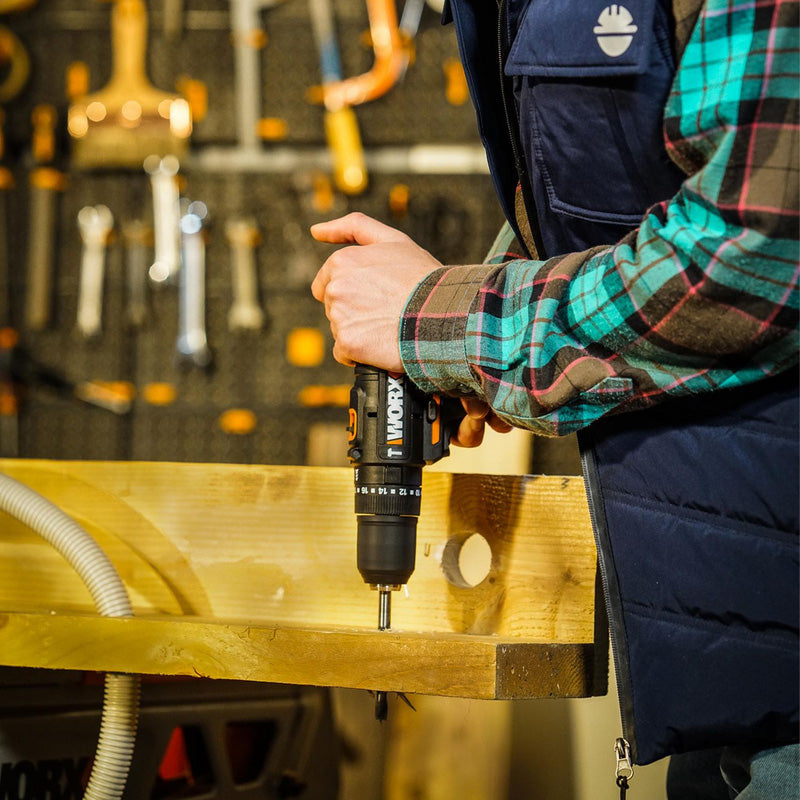 Worx 20V Brushed Combi Drill 2 x 2.0Ah