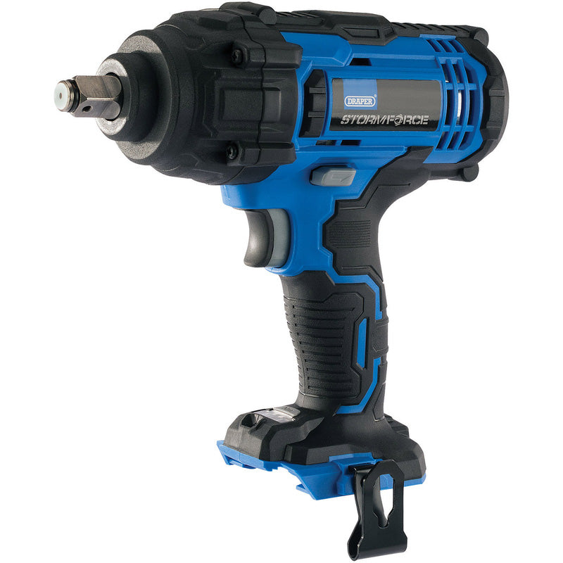 Draper Storm Force 20V Mid-Torque Impact Wrench, 1/2" Sq. Dr., 400Nm Body Only