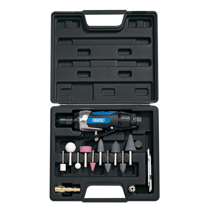 Draper Mini Air Die Grinder Kit
