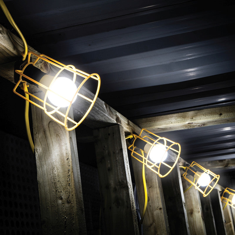 Defender 110V 22m LED Festoon Lighting Set ES 800lm