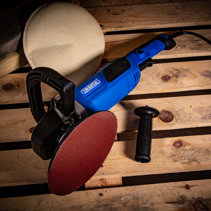 Draper 1200W 180mm Sander/Polisher 240V