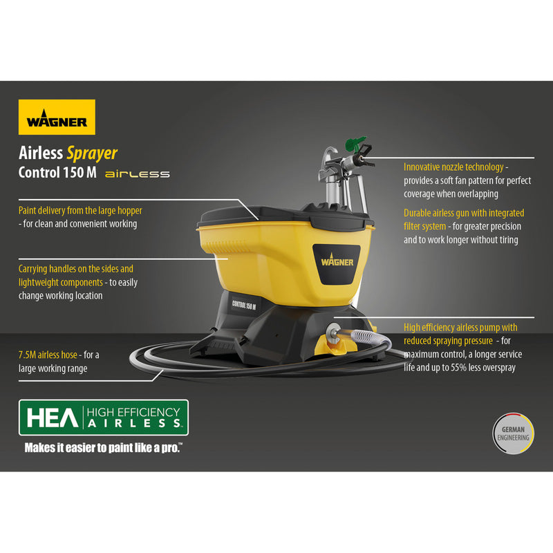 Wagner Control 150M High Airless Sprayer 230V