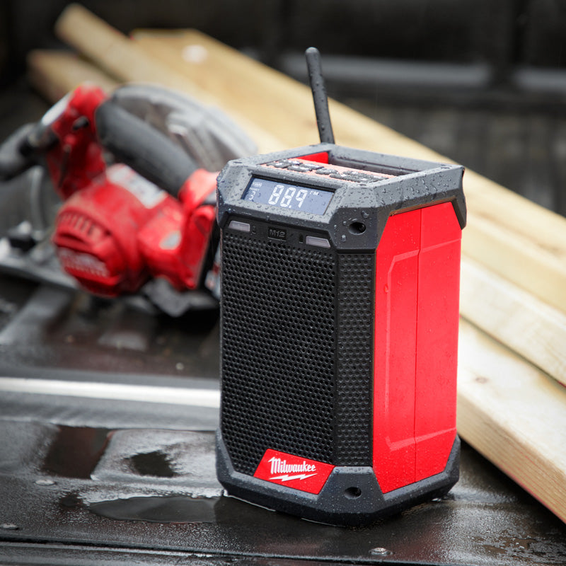 Milwaukee M12RCDAB+0 Radio charger w/Bluetooth & DAB+ & AM/FM Body Only
