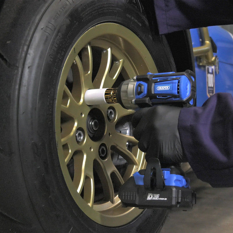 Draper D20 20V Brushless 1/2" Impact Wrench Body Only