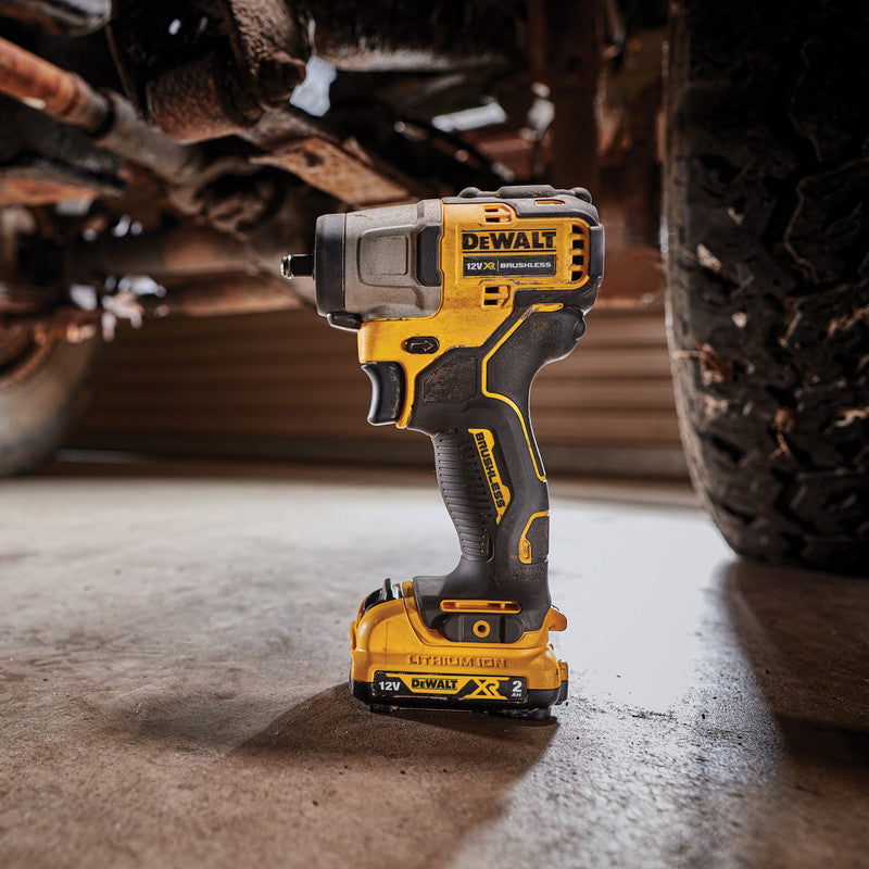 DeWalt DCF902D2-GB 12V XR Brushless Compact 3/8" Impact Wrench 2 x 2.0Ah