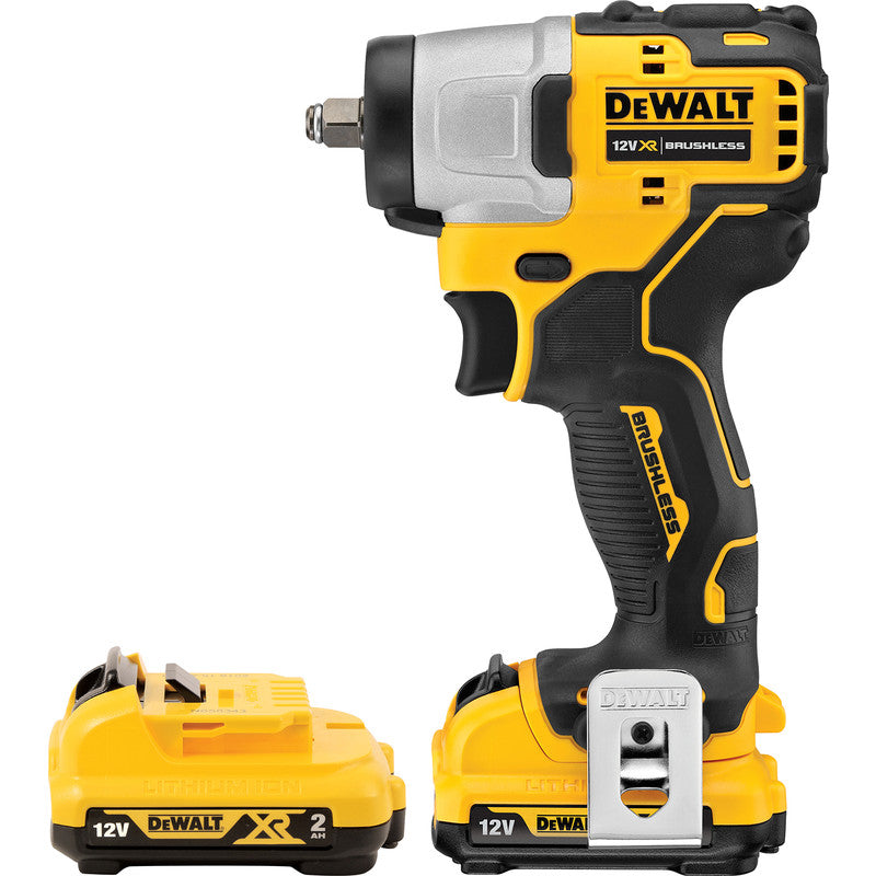 DeWalt DCF902D2-GB 12V XR Brushless Compact 3/8" Impact Wrench 2 x 2.0Ah