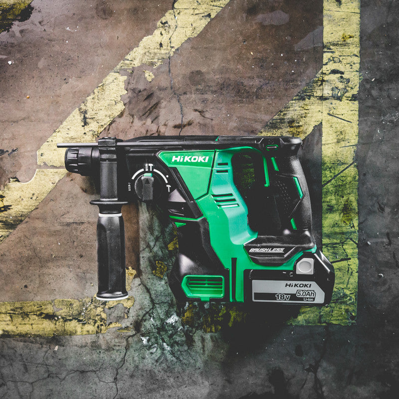 Hikoki 18V Cordless Brushless SDS Plus Hammer Drill 2 x 5.0Ah