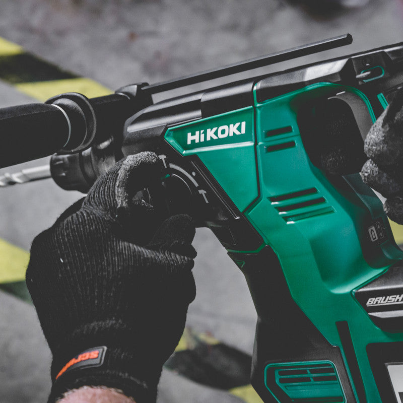 Hikoki 18V Cordless Brushless SDS Plus Hammer Drill 2 x 5.0Ah