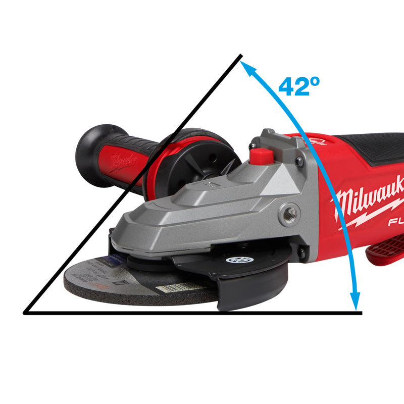 Milwaukee M18 FSAGF125XPDB-0X FUEL 125mm Braking Flathead Small Angle Grinder Gen II Body only