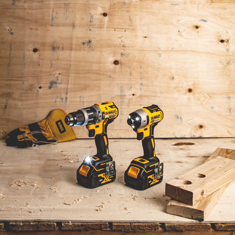 DeWalt DCK266M2T-GB 18V XR Cordless Brushless Combi Drill & Impact Driver Twin Pack 2 x 4.0Ah