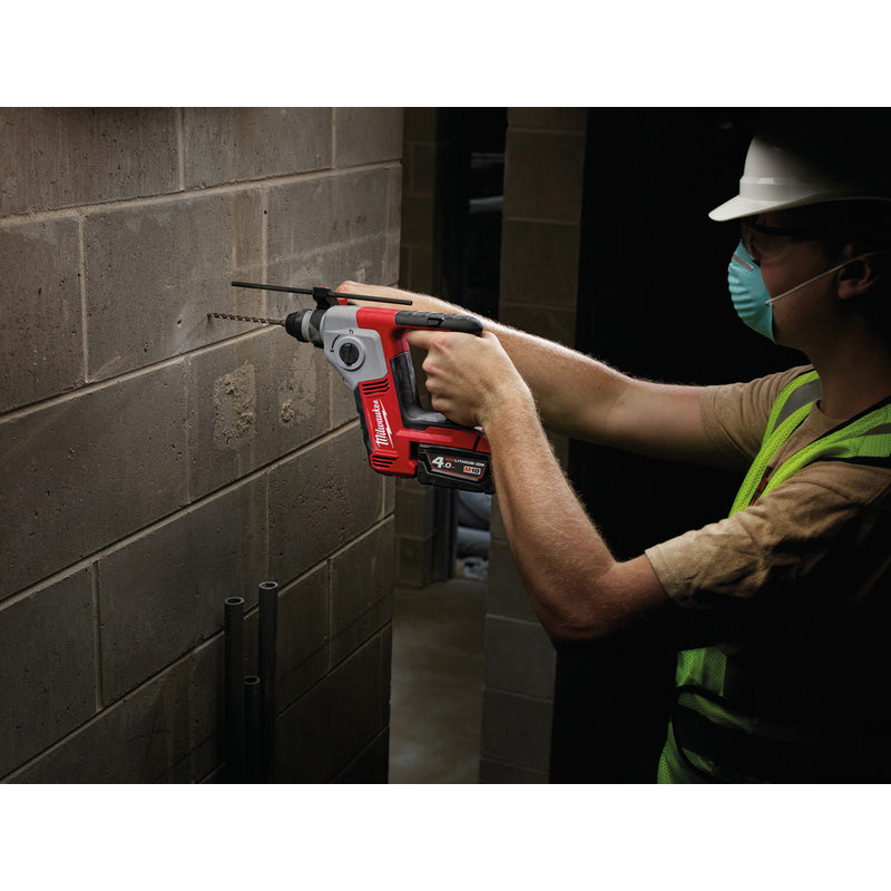 Milwaukee M18 Compact SDS+ 2-mode Rotary Hammer 2 x 4.0Ah