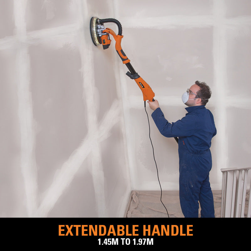 Evolution R255DWS Telescopic 225mm Dry Wall Sander 230V