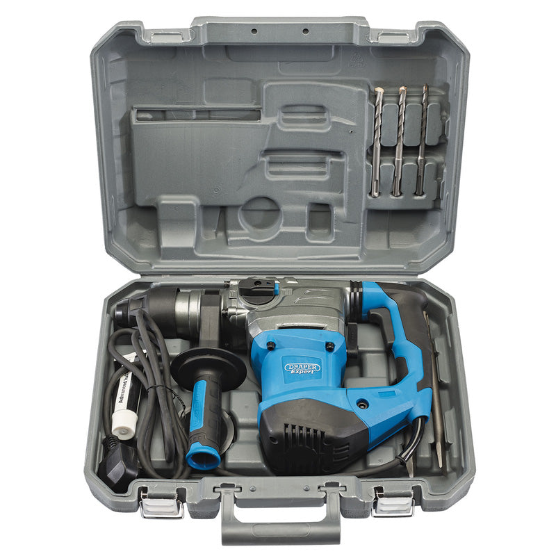 Draper 1500W SDS Plus Rotary Hammer Drill 230V