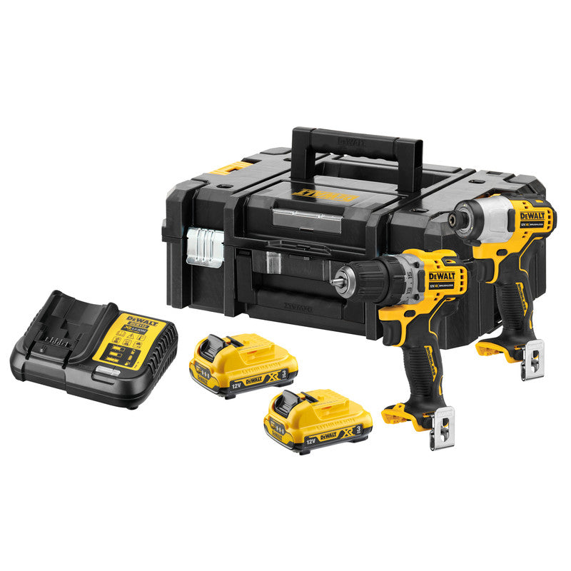 DeWalt DCK2110L2T-GB 12V XR Brushless Compact Twin Pack 2 x 3.0Ah