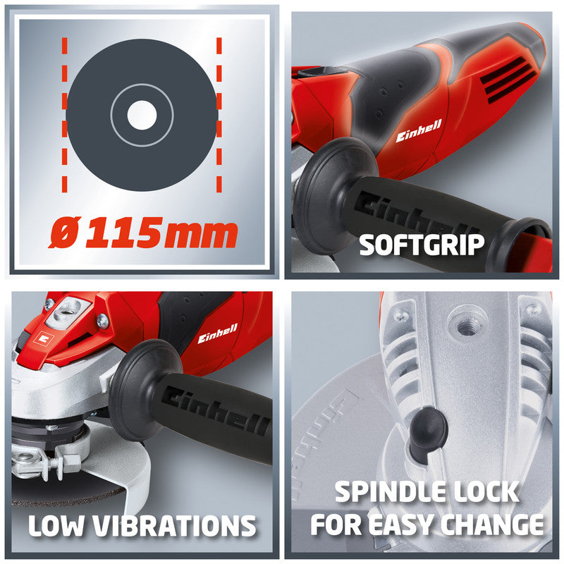 Einhell 600W 115mm Angle Grinder 230V