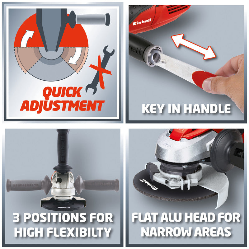 Einhell 600W 115mm Angle Grinder 230V